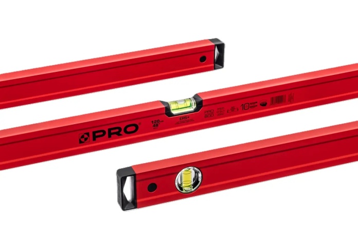 System ERS+ w poziomnicy PRO-A1120 zapewnia doskonałą widoczność pęcherzyka.